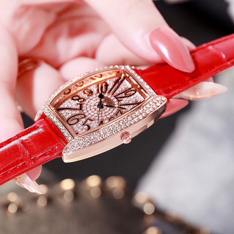 Đồng Hồ Nữ Mẫu Siêu Sang DZG PLATINUM, Mặt Chống Xước, Chống Nước, Dây Da Cao Cấp | BigBuy360 - bigbuy360.vn