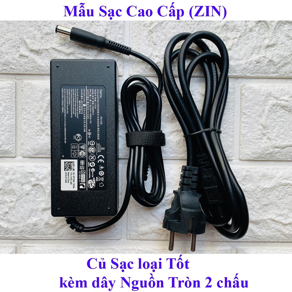 Sạc Laptop Dell Inspiron 15 3542, N3542, N3542A, N3542B Adapter , Sạc Laptop Dell 19.5V 4.62A (90w) Chân Kim To ZIN