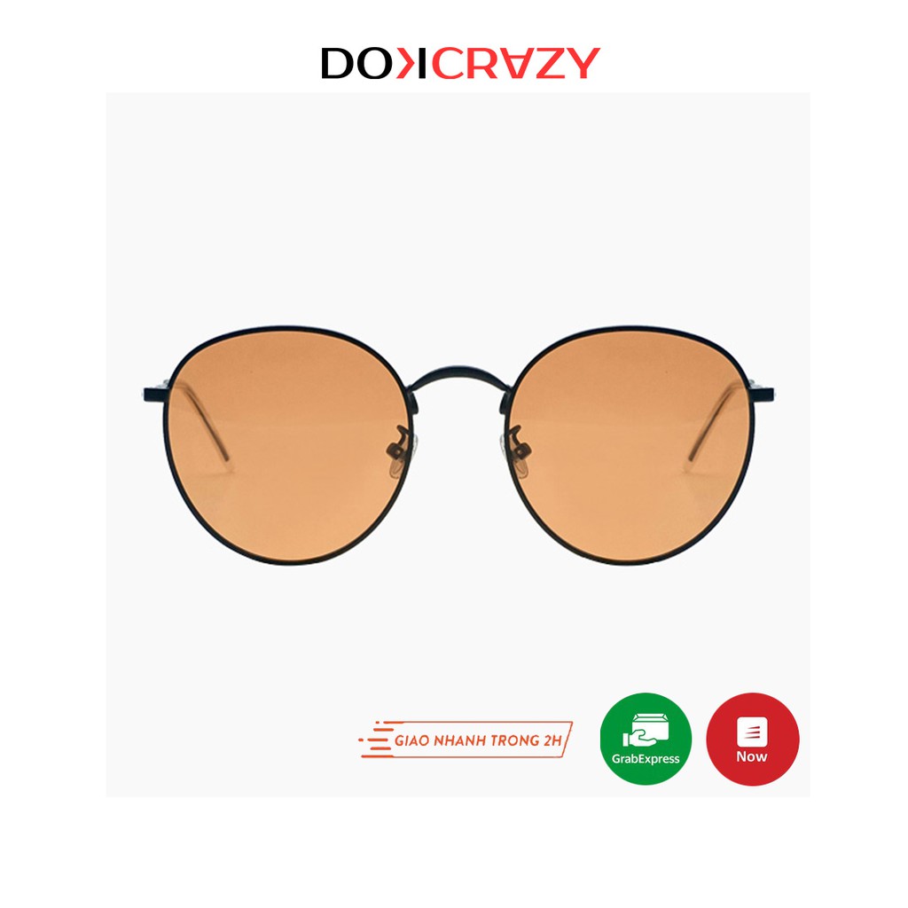 Kính mát dáng tròn nam nữ gọng kim loại OLIVIA local brand DOKCRAZY mắt râm phong cách thời trang đường phố cá tính | BigBuy360 - bigbuy360.vn