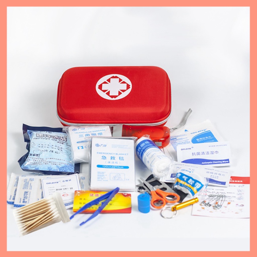 [Mã LIFEAUMAY giảm 10% tối đa 30k đơn 150k] Bộ dụng cụ sơ cứu y tế khẩn cấp - First Aid Kit