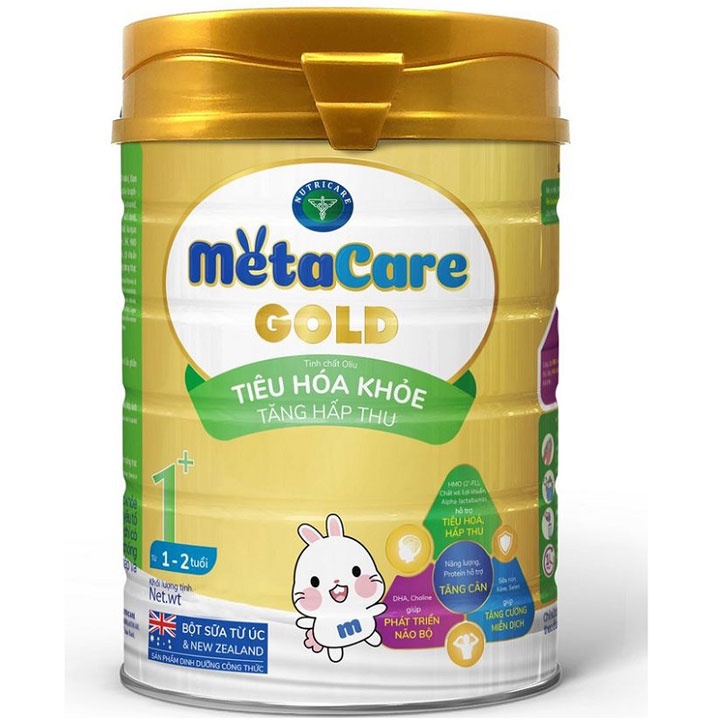 Sữa metacare gold số 0+, 1+, 2+ 400g date mới