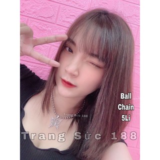Ball Chain Kèm Mặt Bướm 5Ly 8Ly 10Ly