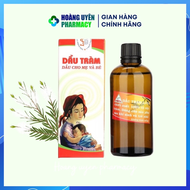 Dầu tràm Lava cho mẹ và bé - chai 100ml