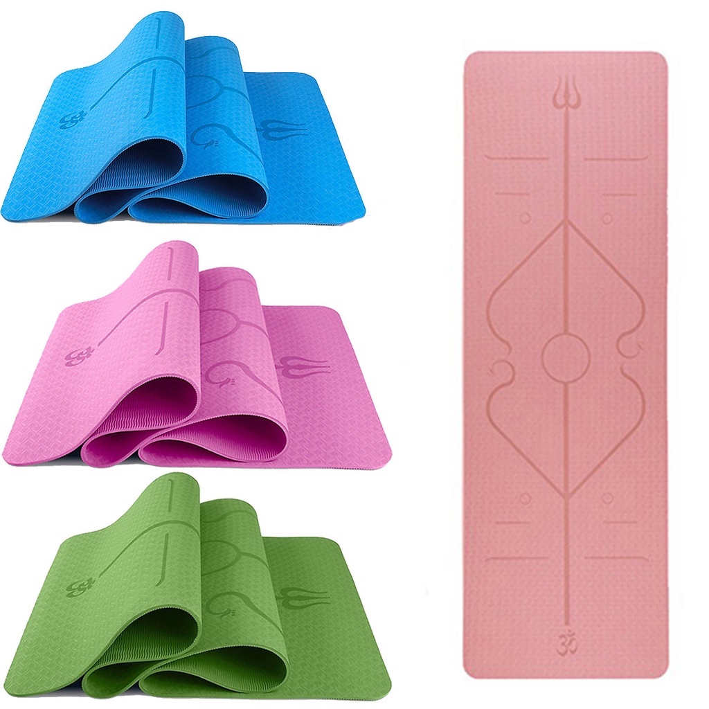 Thảm tập yoga chống trượt thảm tập yoga thảm tâph yoga thảm tập yoga 8mm thảm yoga định tuyến