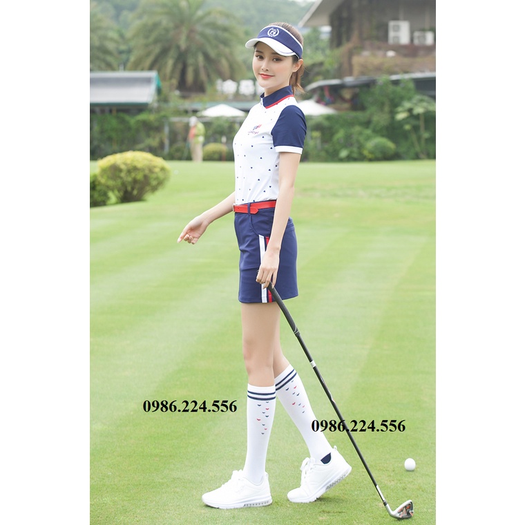 Tất thể thao golf nữ thiết kết thoáng khí êm chân khử mùi ZG - 6 cao cấp TG018