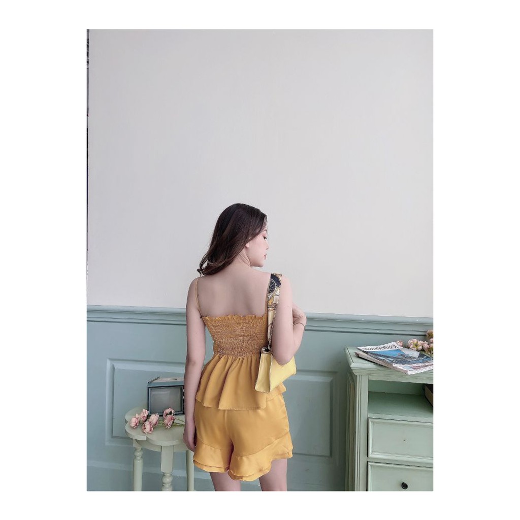 Bộ pijama hai dây quần soóc L0008 | BigBuy360 - bigbuy360.vn