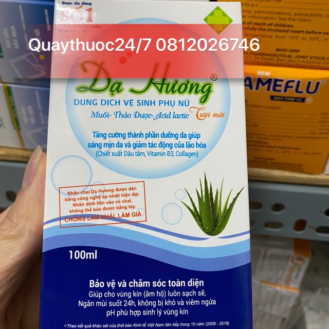 DUNG DỊCH VỆ SINH DẠ HƯƠNG