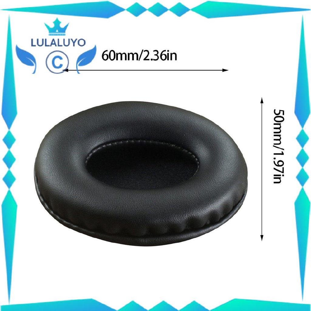 Đệm Mút Da Hình Oval Cho Tai Nghe Chụp Tai | BigBuy360 - bigbuy360.vn