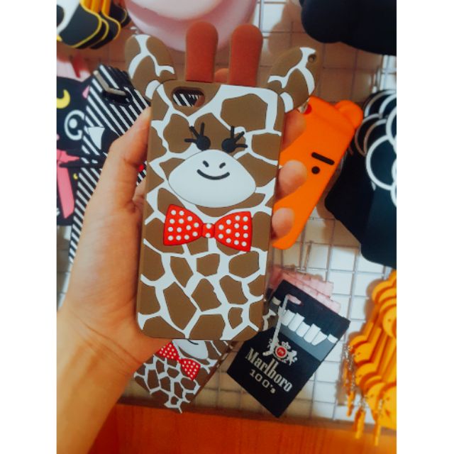 ỐP LƯNG IPHONE 6/6 PLUS / 7/7 PLUS / 8/8 PLUS DẺO SILICONE con HƯƠU ( xả hàng )