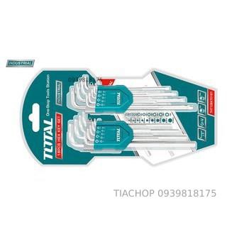 Bộ lục giác bằng và lục giác bông 18 chi tiết Total THT106KT0181