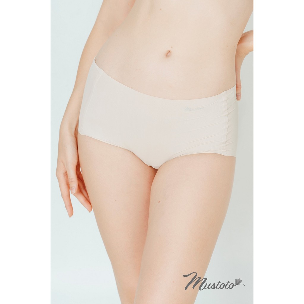 Combo 2 Quần Lót Nữ Trơn Không Đường May Su Đúc Lưng Cao Snowdrop (Mustoto MQ19)