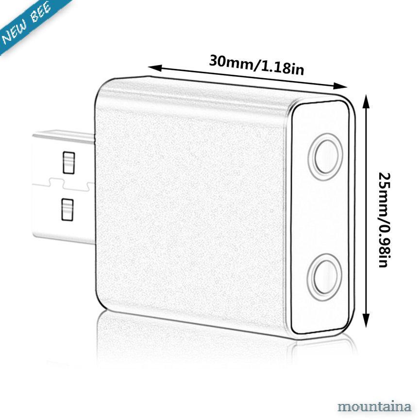 Usb Chuyển Đổi Âm Thanh Từ Usb Sang Jack 3.5mm