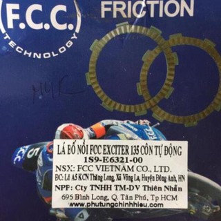 Lá côn yamaha exciter 135 4 số côn tự động / lá bố nồi yamaha exciter