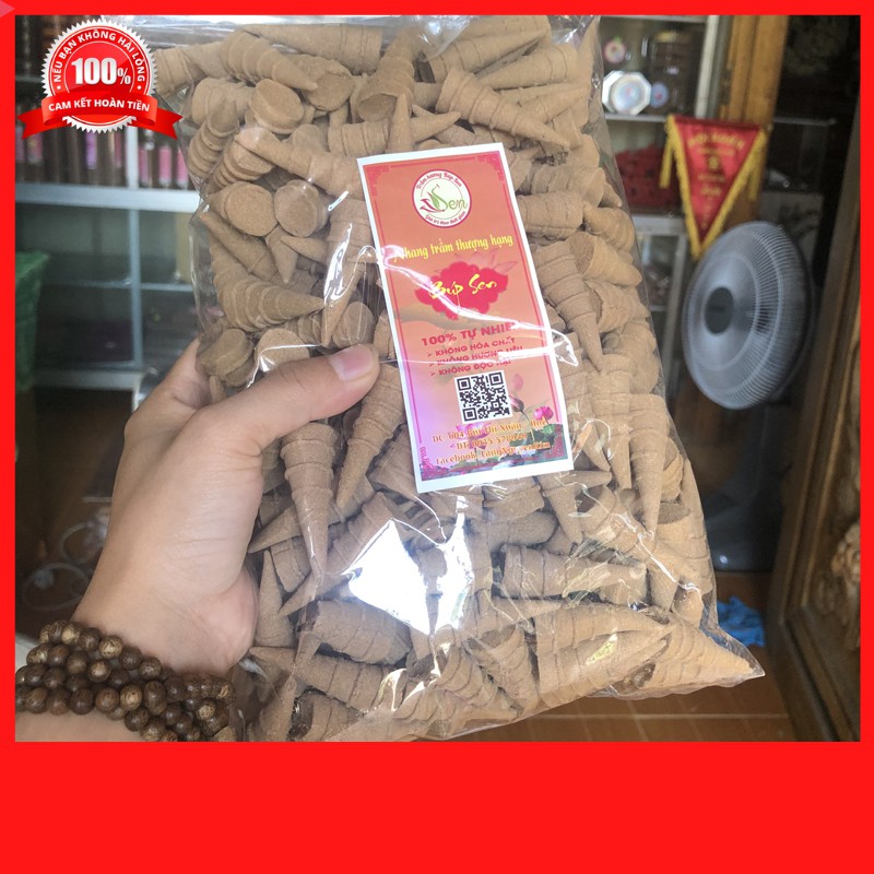 [Hương Nụ Sạch] Hương Nụ Trầm Sạch cao cấp dùng lư xông túi 0.5kg - Hương Trầm Sạch Búp Sen