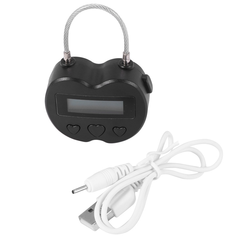 Đồng Hồ Hẹn Giờ Điện Tử Thông Minh Màn Hình LCD Chống Thấm Nước Sạc USB Tiện Dụng Mang Theo Du Lịch