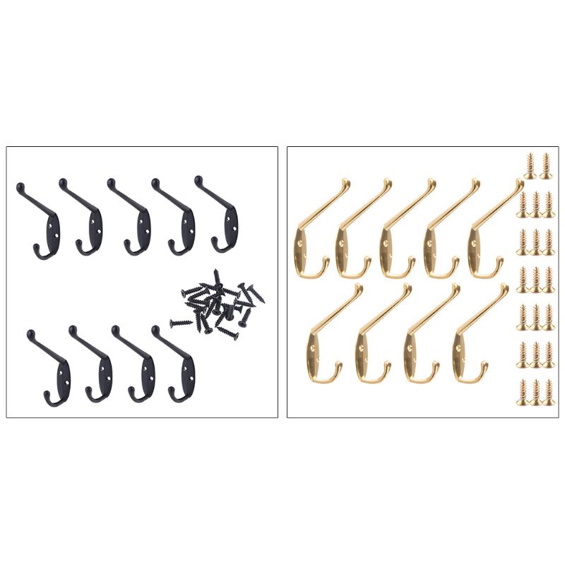 Set 9 Móc Treo Áo Khoác / Nón / Khăn Tắm Đa Năng Tiện Dụng