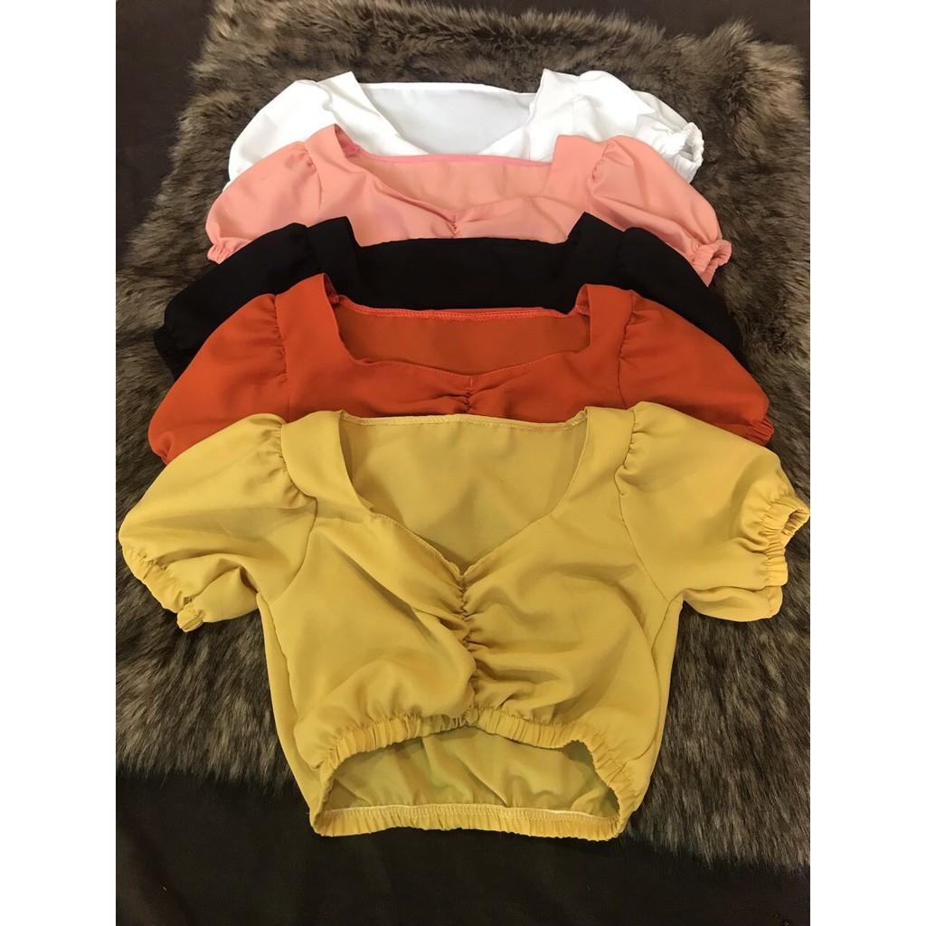 Áo kiểu dây rút ngực