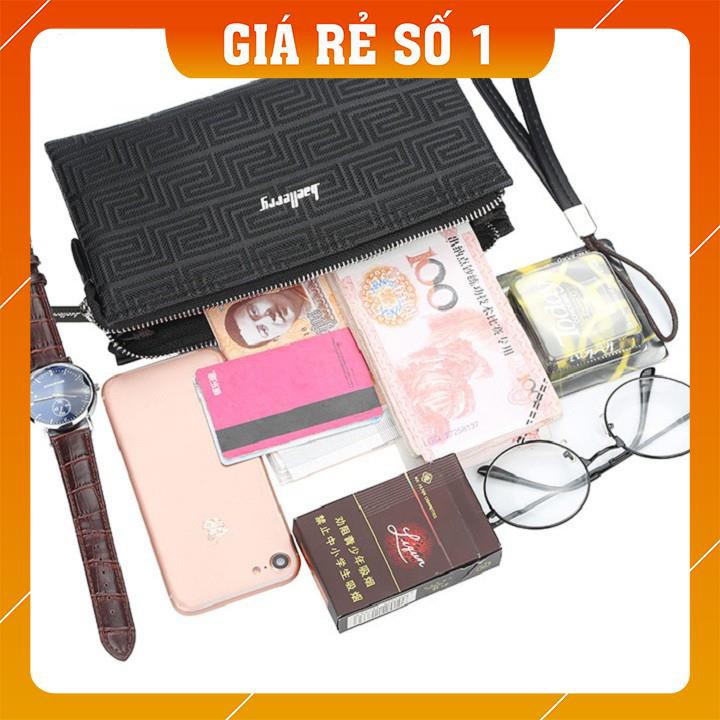 [Handmade 100%] ⚡️Sale sốc⚡️Ví cầm tay Nam hàng hiệu cao cấp - Clutch cầm tay dành cho cả Nam và nữ