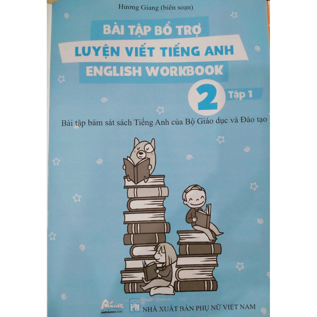 Sách - Bài tập bổ trợ luyện  viết tiếng anh english workbook lớp 2 tập 1