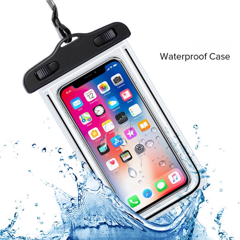 Túi Đựng Điện Thoại Chống Thấm Nước Kích Thước 6 inch Tiện Dụng Khi Đi Bơi / Trượt Tuyết