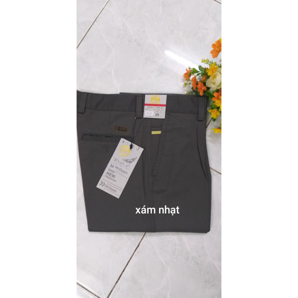 Quần kaki trung niên xếp ly 024