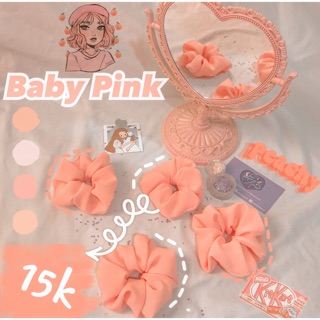 [Flash sale] Scrunchie - Cột tóc dây vải - Ảnh thật shop chụp