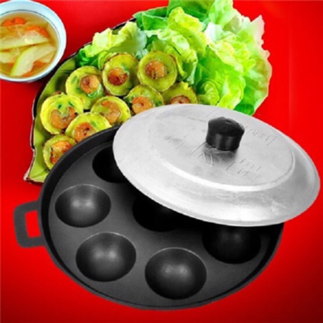 Khuôn Làm Bánh Khọt Chống Dính 8 Lỗ