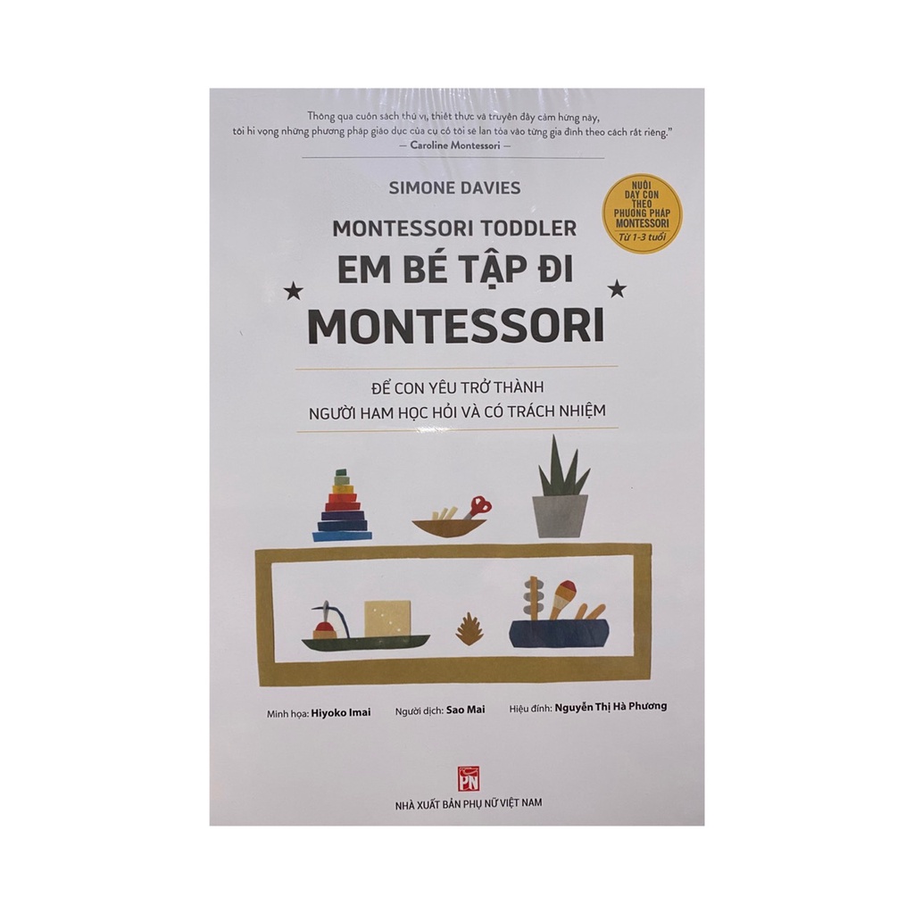 Sách Em bé tập đi Montessori ( NXB Phụ Nữ )