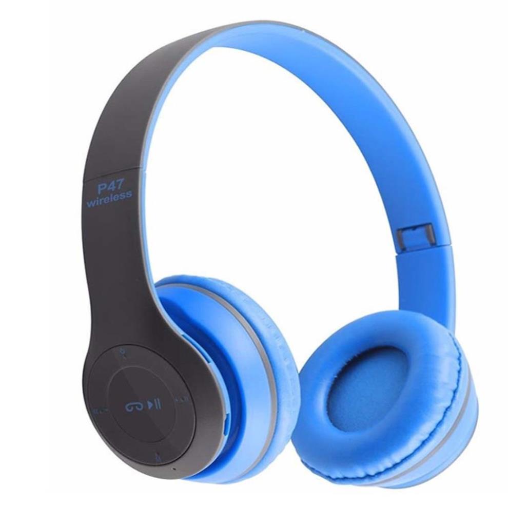TAI NGHE BLUETOOTH CHỤP TAI P47 Có Thể Gập Lại Có Micro  tốc độ kết nối nhanh CHÍNH HÃNG LỖI 1 ĐỔI 1 BH 12T