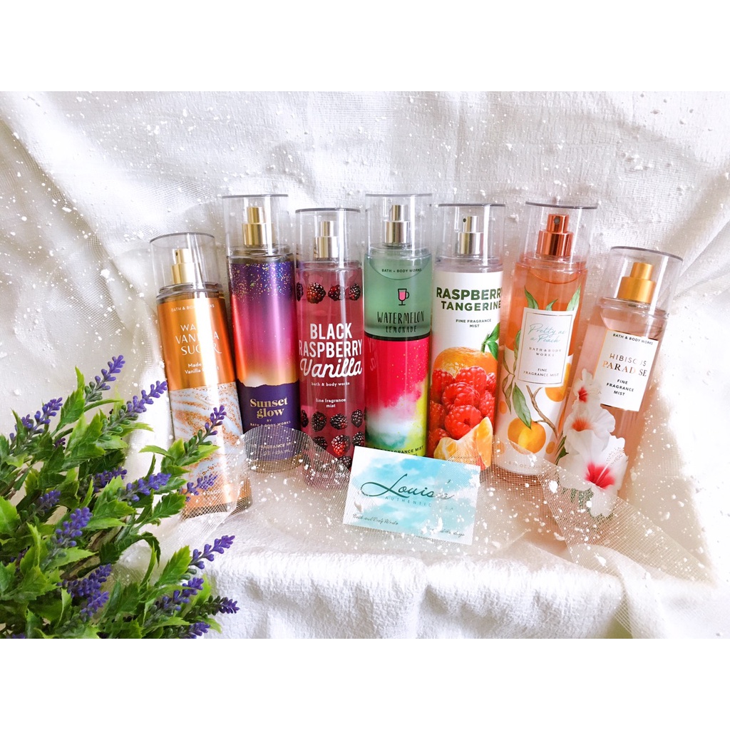 Body mist MÙI NGỌT - Bodymist | Xịt thơm toàn thân Bath & Body Works Mỹ