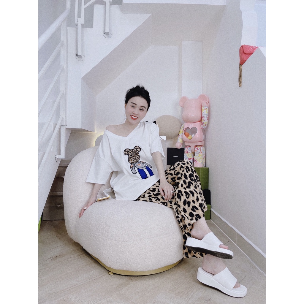 Set Áo Bearbrick Beo + Quần Suông