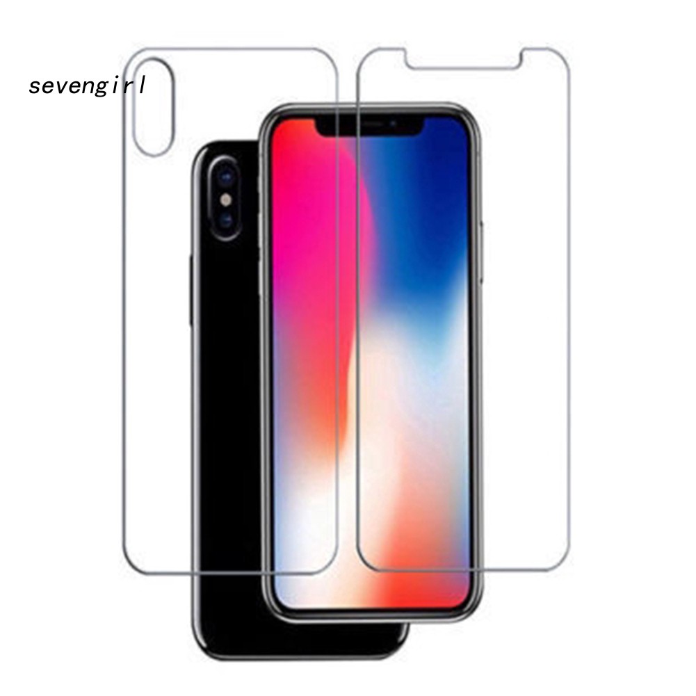 Kính cường lực bảo vệ mặt trước/sau cho iPhone 7 8 Plus X XR XS Max | BigBuy360 - bigbuy360.vn