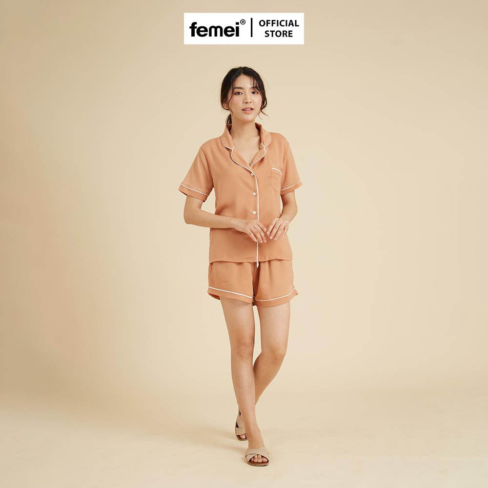 FEMEI - Bộ pyjama ngắn tay PNP024