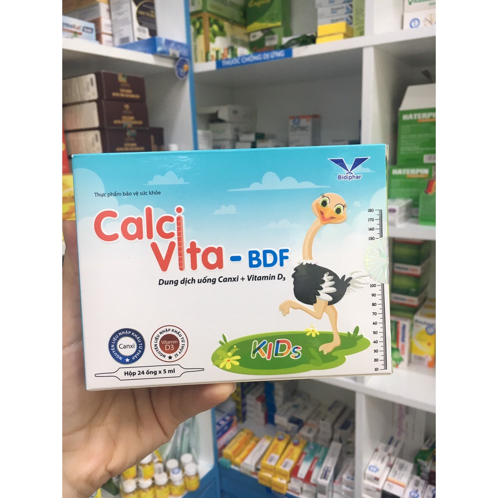Calci Vita BDF – Canxi hữu cơ và vitamin D3, ngừa còi xương, loãng xương  - nguyên liệu nhập khẩu từ Châu Âu