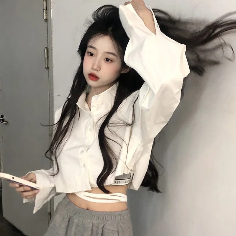 Áo Sơ Mi Tay Dài Chống Nắng Mẫu Mới 2022 Thời Trang Mùa Hè Cho Nữ