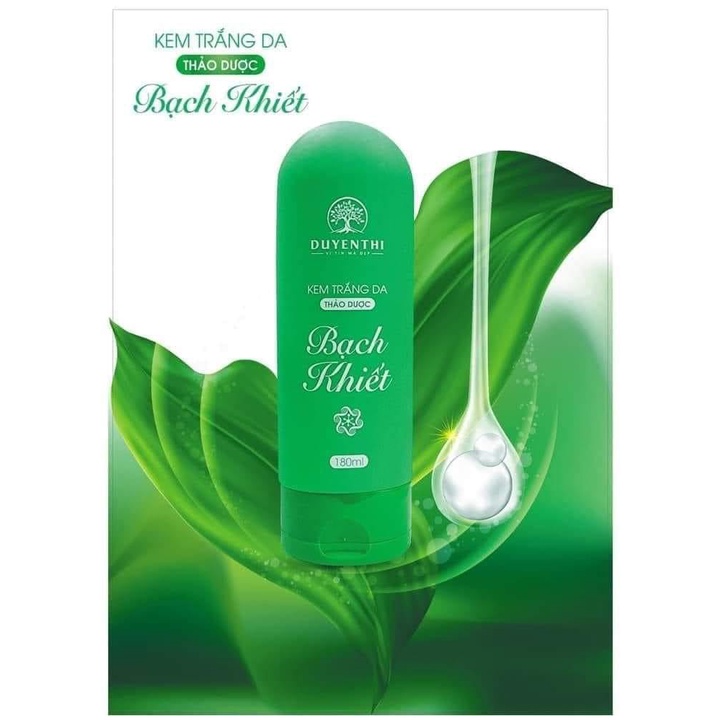 Kem Trắng Da Thảo Dược Bạch Khiết Giúp Da Trắng Sáng, Giữ Ẩm Cho Da 180ml SPF 45
