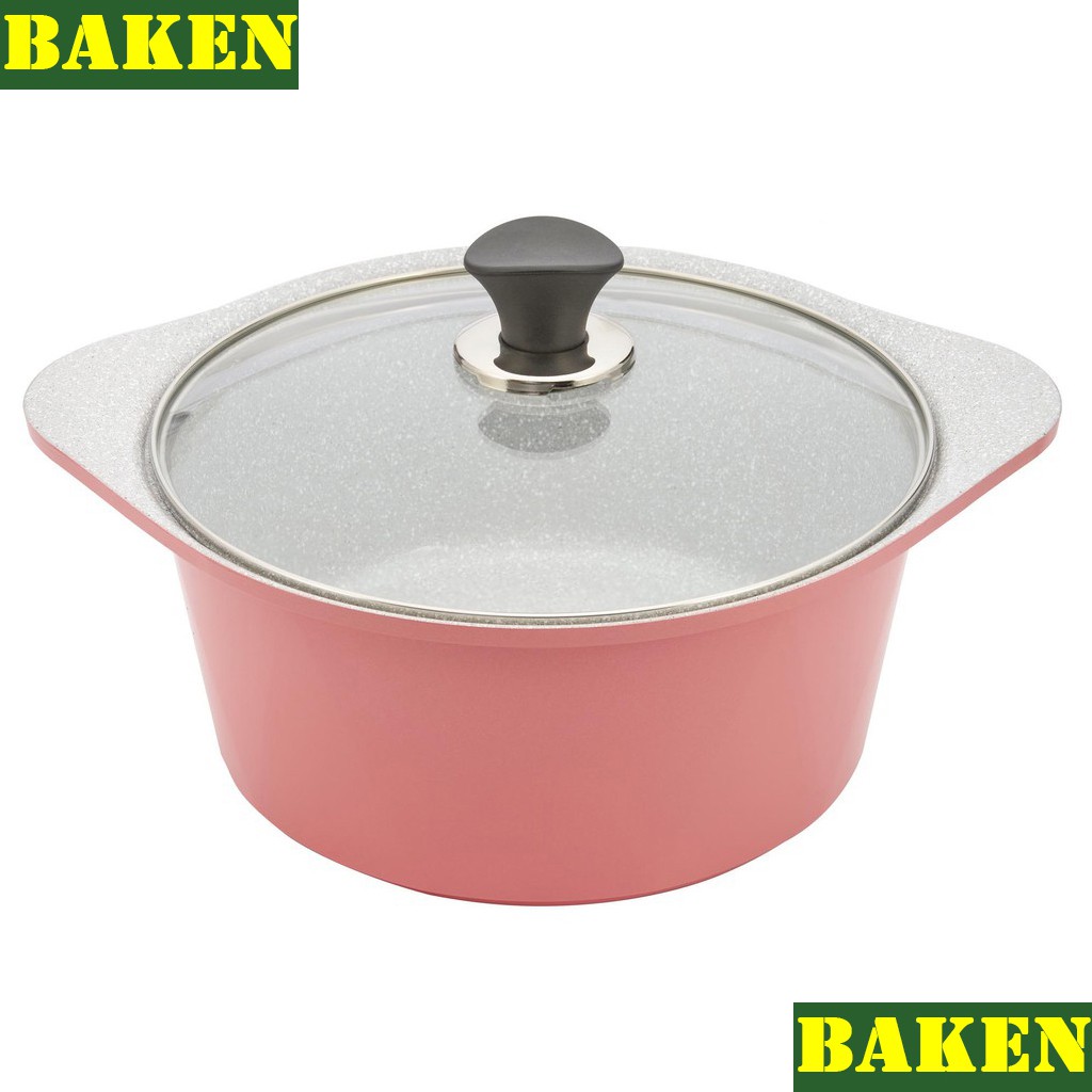 Nồi Đúc Vân Đá 5 Lớp Ceramic GREENCOOK GCS02-20IH – Nồi Đáy Từ Hợp Kim Nhôm - BAKEN