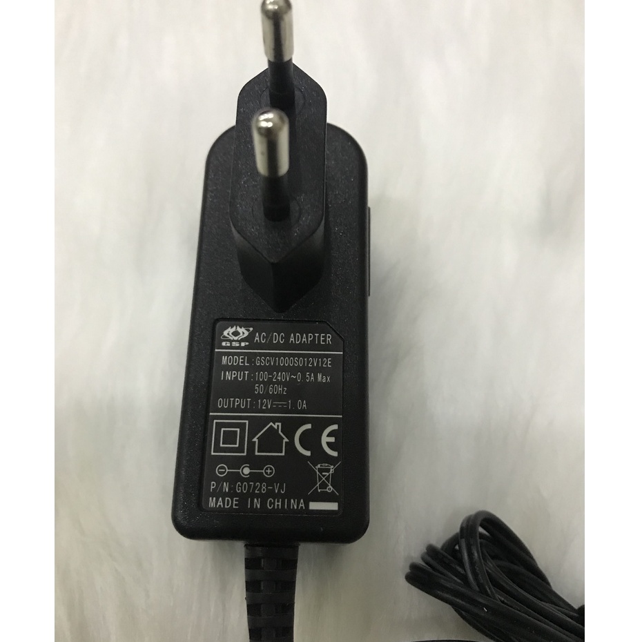 Nguồn Adapter 12v 0.5a, 0.75a, 1a loại tốt jack 5.5x2.5mm dùng cho camera, modem