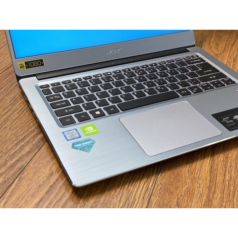 Laptop Acer Swift3 SF314 i7 8565 8Gb SSD 256Gb MX250 14FHD Led KB Finger 1.5kg New Fullbox bh hãng | BigBuy360 - bigbuy360.vn