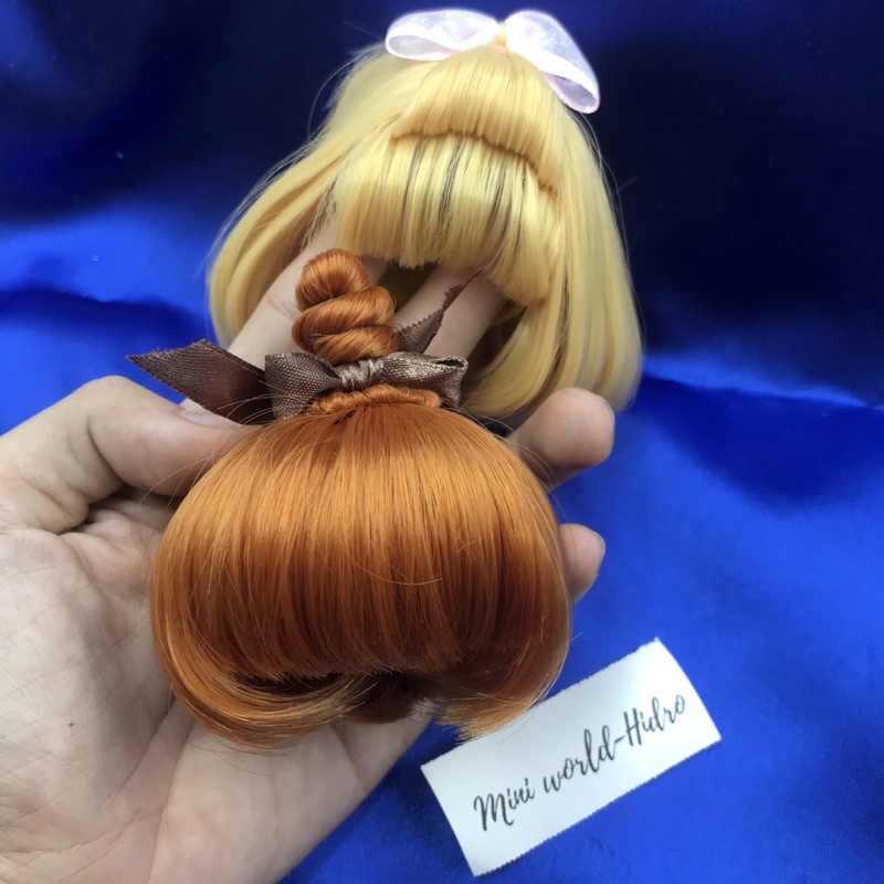 Wig Tóc giả dành cho búp bê BJD Size 1/6 mong ming meng handmade.