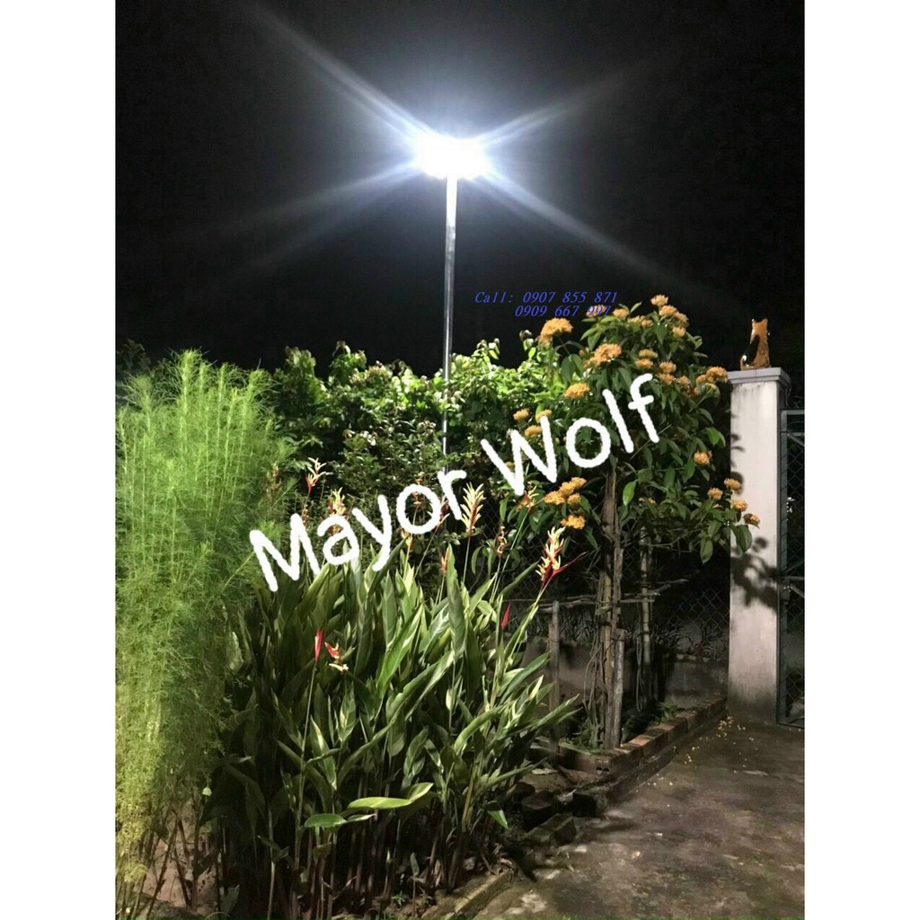 😍Đèn trụ UFO năng lượng mặt trời chính hãng  MAYOR WOLF