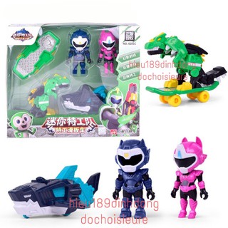 Đồ chơi biệt đội siêu nhân nhí lực lượng nhí khủng long jay lucy