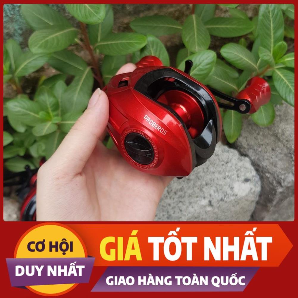 Máy Ngang _ Máy Ngang Câu Lure_ Máy ngang Proberos Đỏ  Cam Kết Chính Hãng máy câu lure - Đồ câu uy tín số 1