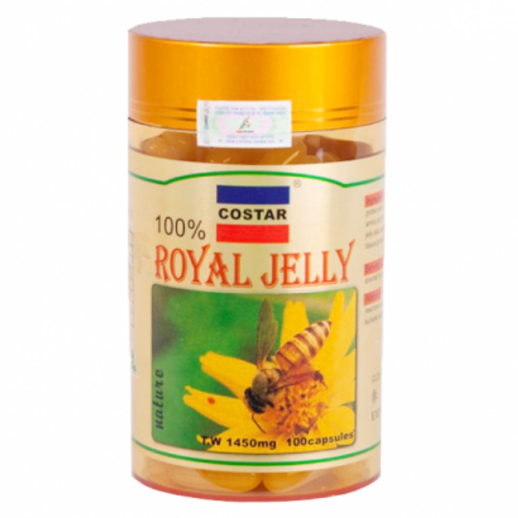 Sữa Ong Chúa Costar Royal Jelly 1450mg 365 viên hỗ trợ dưỡng ẩm, làm đẹp da