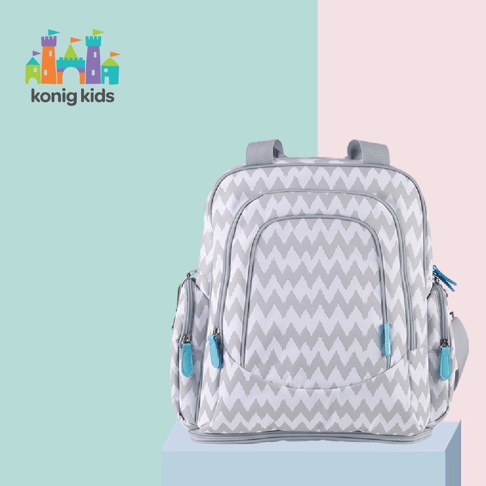 Ba lô đựng đồ cho mẹ và bé, Túi Đựng Tã Lót Đa Năng Chống Thấm Nước giữ nhiệt - có ngăn đựng laptop Konig Kids - 201807