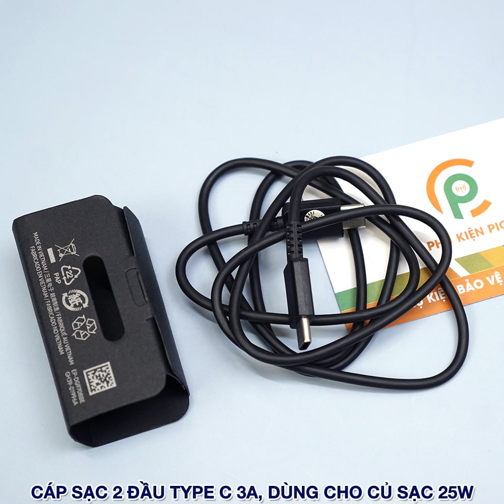 Củ sạc cáp nhanh Samsung 15W 25W 45W Note /8/9/10/20/ S10/S20/S21/Plus/Ultra - Cáp sạc nhanh Samsung Type C
