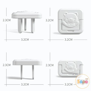 Nút Bịt Ổ Điện Cao Cấp Loại 2 Chân,3 Chân Nhỏ Gọn Chống Giật An Toàn Cho Bé