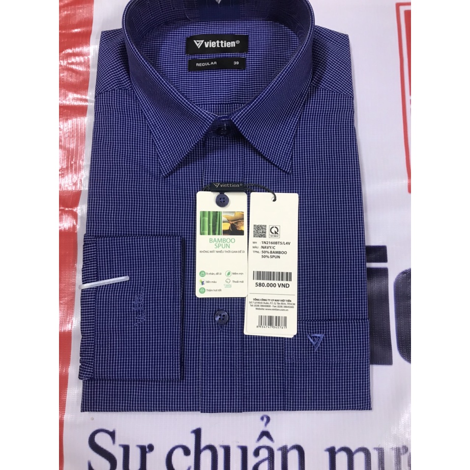 Áo sơ mi dài tay Việt Tiến  MS 2160