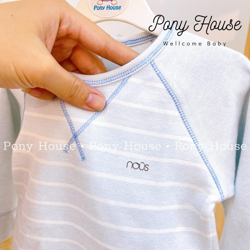 Bộ Quần Áo Dài Tay Nous Velours Nỉ Dày Dặn Cho Bé Trai Bé Gái Size 9-12 Tháng đến 18-24 tháng