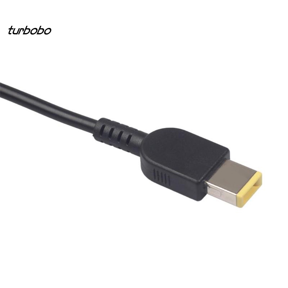 Dây cáp sạc turbo loại C đầu cái sang đầu vuông DC đực cho Lenovo Thinkpad